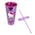 thumbnail image 3 of Sanrio Hello Kitty Rainbow Confetti Carnival Cup With Lid and Straw | 32 Ounces, 3 of 8