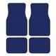 thumbnail image 1 of Fotbe Navy Blue Juego de 4 Tapetes para Auto con Estampado – Alfombrillas de Goma Reforzada, Diseño Antideslizante, Protección para Todo el Año – Vehículos, Autos, Camionetas y SUVs, 1 of 7