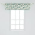 thumbnail image 2 of Ambesonne Geometric Window Valance, Pale Toned Lattice, 54" X 12", Pale Teal Beige, 2 of 3