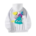 thumbnail image 4 of Jersey Tops Sudadera con capucha de manga larga Otoño Invierno Sudadera con capucha Mujer Sudadera con capucha para chicas adolescentes salir a la cal , XL, 4 of 7