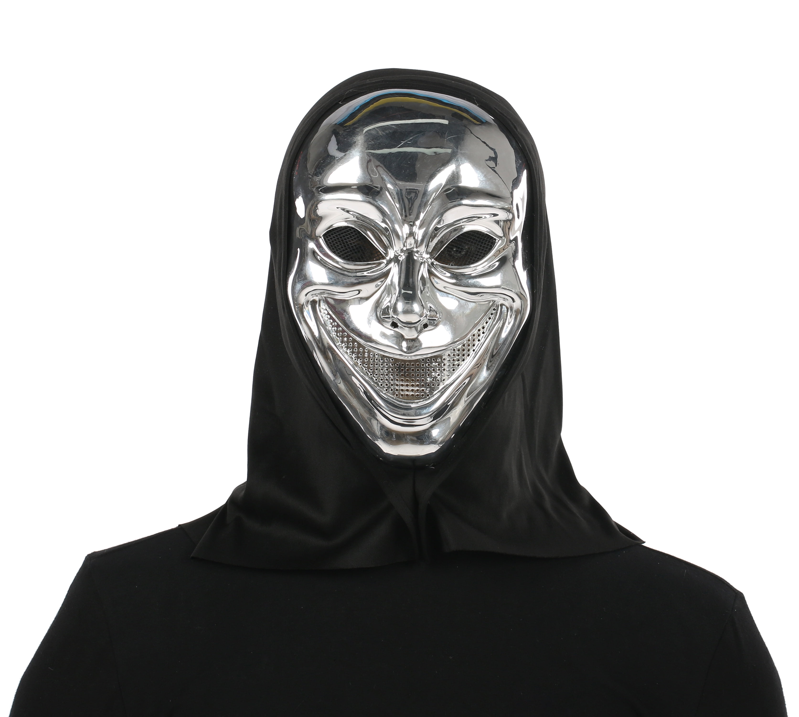 Warrior Matrix Steel Mesh Masks Black Half Face Mask Protective Gear for Hallowe 
