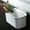 D, variant on Wall Mount Small Plastic Trash Can, No Drill Cabinet Door Hanging Waste Bin, Countertop Hanging Storage Basket for Kitchen Bathroom Household Garbage & Sundry Storage