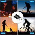 thumbnail image 6 of Uxcell Reflective Keychain Tags, 6 Pack Reflective Zipper Pulls for Backpack Dog Collar, Black, 6 of 6