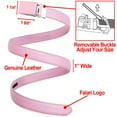 thumbnail image 4 of Falari Automatic Ratchet Belt for Women Kids Boys and Girls Genuine Leather Belt - Trim to Fit, 4 of 7