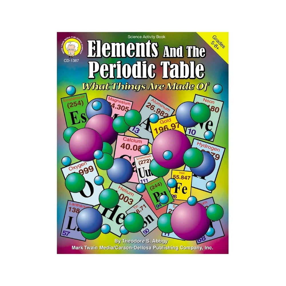 Elements and the Periodic Table Resource Book Grade 512 Paperback