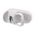 thumbnail image 5 of Lacoste Serve Slide 1.0 Toddlers' Sandals White/Green 747cui0002-082, 5 of 6