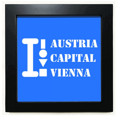 thumbnail image 1 of Autriche Capitale Vienna Art Déco Mode Noir Cadre Carré Tableau Mur Table, 1 of 3