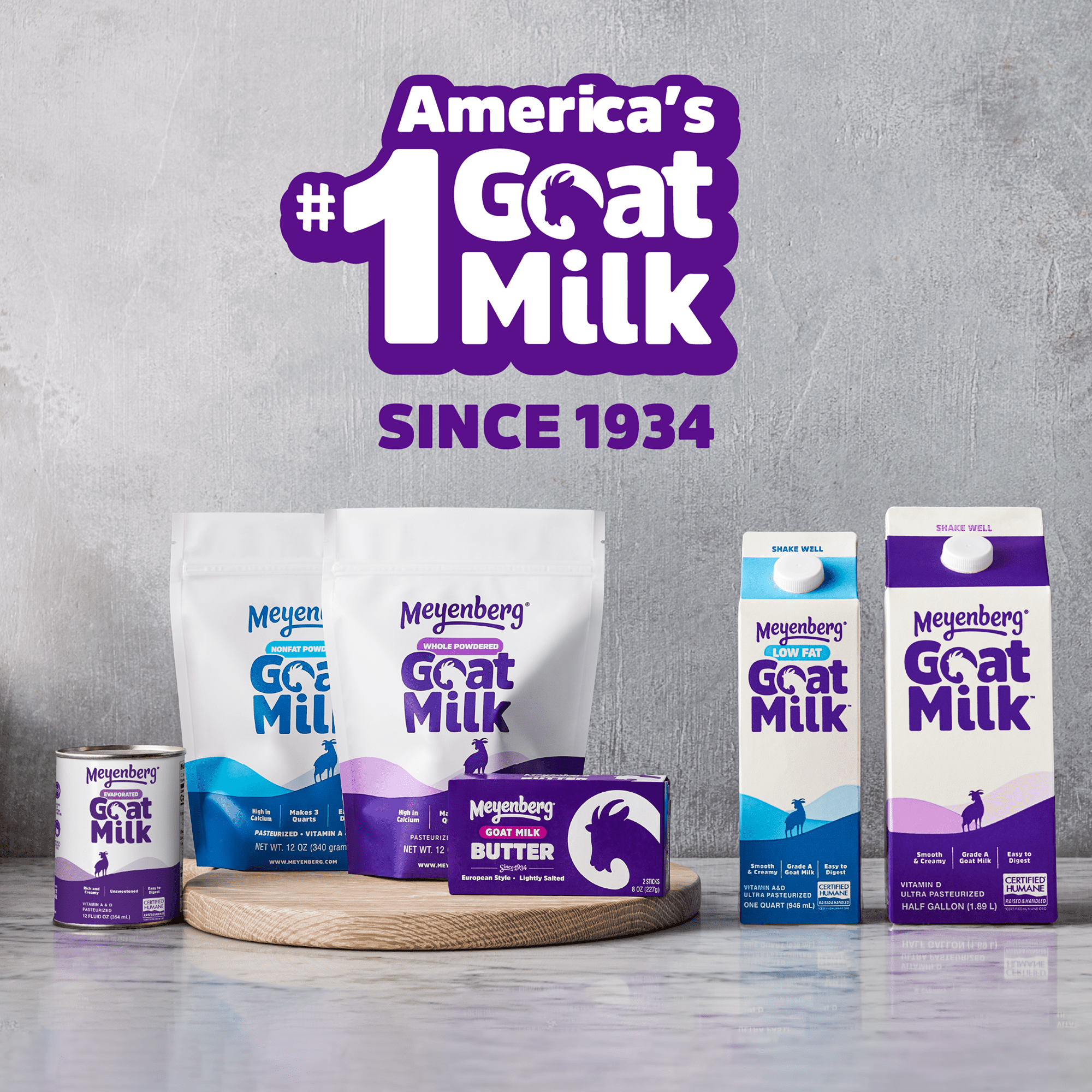 Meyenberg Goat Milk Whole Powdered Goat Milk, 12 oz (340 g