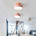 thumbnail image 7 of Nordic LED Ceiling Lamp Macaron Saving Ceiling Light Round Easy to Install Lighting Fixture Flat Light for The Corridor Corridor Living Room, 7 of 7