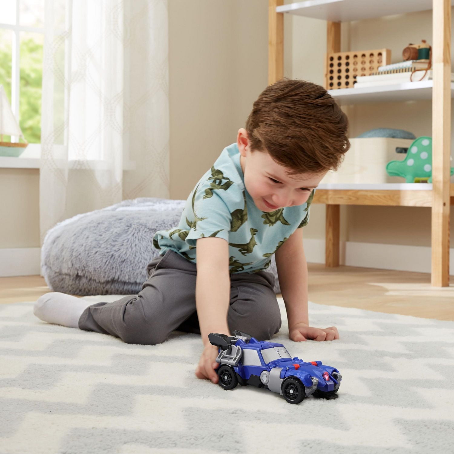 VTech Switch & Go Triceratops Roadster Transforming Dinosaur to Vehicle Toy <br> - English Version