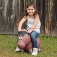 thumbnail image 2 of Farm Hoppers FHA1201 Inflatable Toddler Safe Bouncing Horse Brown, 2 of 2