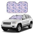 thumbnail image 4 of Bingfone Winter With Snowflakes Car Windshield Sunshade,Sun Foldable Sun Shield Sun Visor for Car - Small, 4 of 8