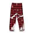 thumbnail image 5 of Disketp Christmas Tree Buffalo Plaid Men'S Pajama Pants - Ultra Soft Fleece Sleep And Lounge Pants (Size: S-Xxl), 5 of 9