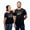 Black, variant on I Stole Her Heart So I am Stealing His Name Couple T-Shirt Color Black Size Men S - Women S