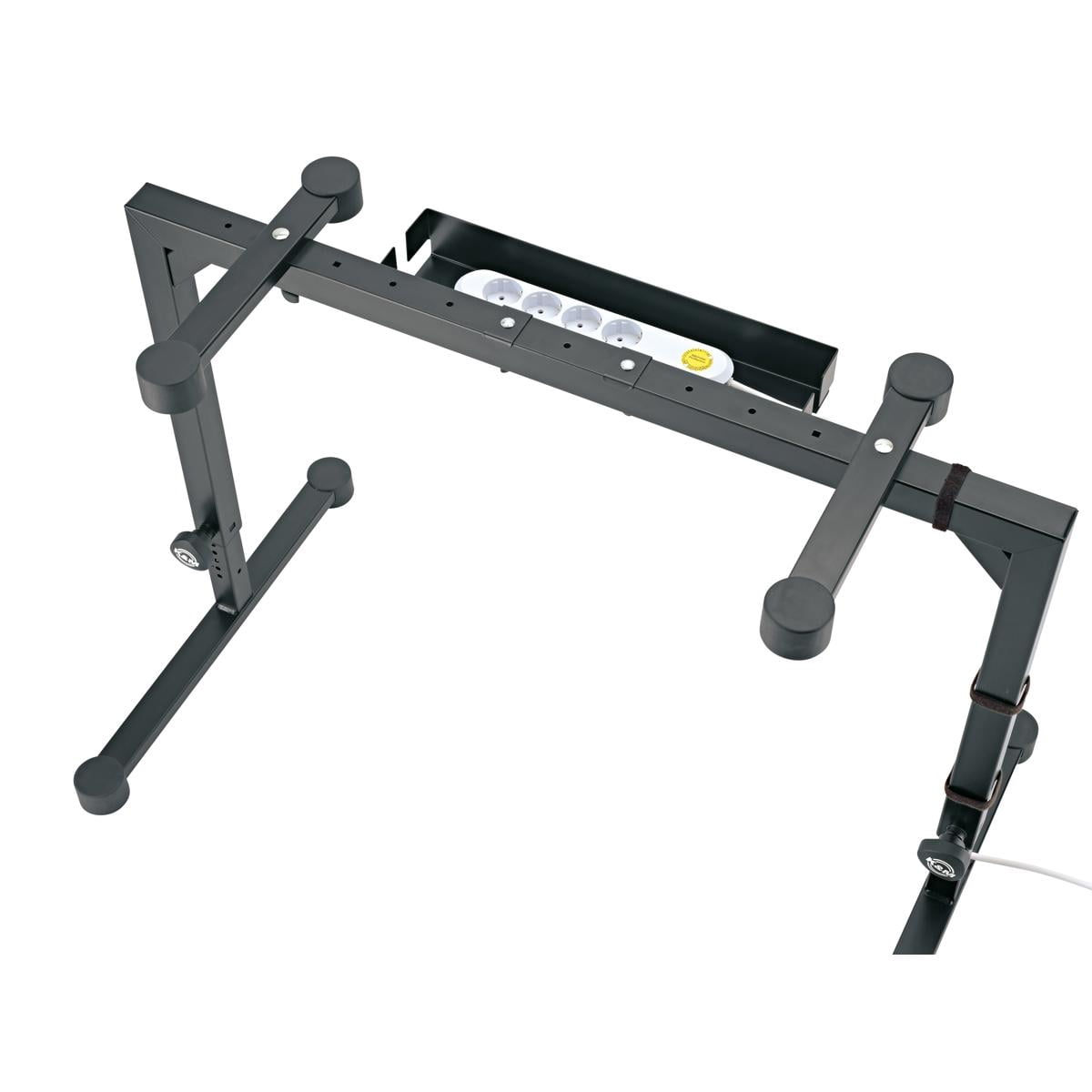 K&M 18808 Cable Organiser for Omega Keyboard Stands, Black