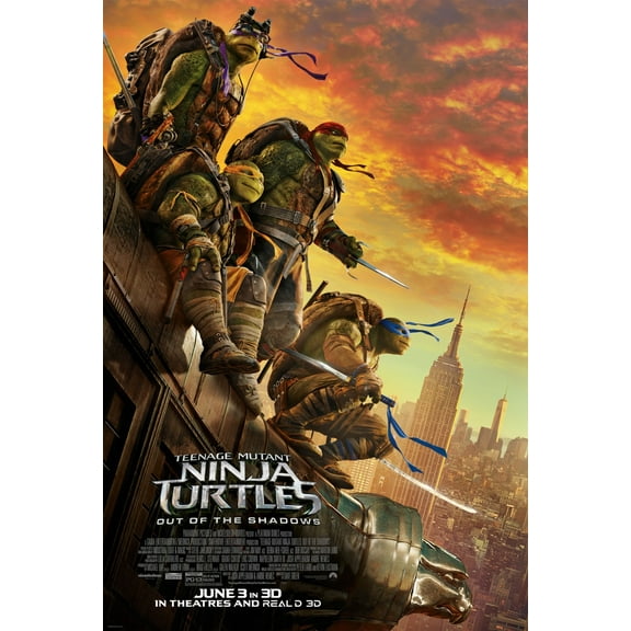 Teenage Mutant Ninja Turtles: Out of the Shadows Movie Poster Print (27 x 40) - Item # MOVEB46555