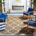 thumbnail image 3 of Safavieh Courtyard Alyssa Geometric Indoor/Outdoor Area Rug, Brown/Bone, 9' x 12', 3 of 15