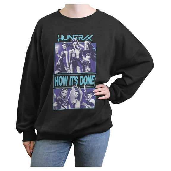 Juniors KPop Demon Hunters Huntrix How It's Done Idols Sweatshirt
