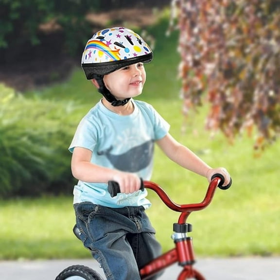 Kids Bike Helmet Toddler Helmet with Sports Protective Gear Set Knee Elbow Wrist Pads for Skateboard Cycling Scooter Rollerblading