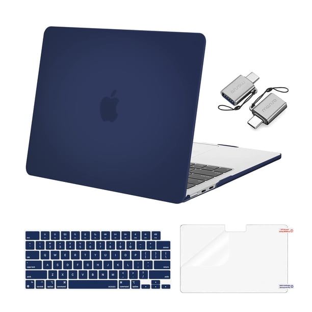 Funda MOSISO compatible con MacBook Air de 13,6 pulgadas, color azul marino