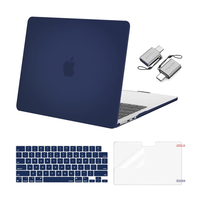Funda MOSISO compatible con MacBook Air de 13,6 pulgadas, color azul marino