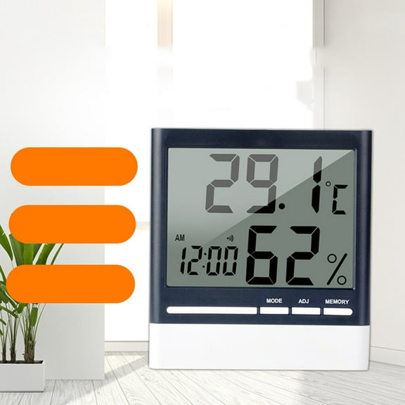 WHAMVOX Electronic Temperature and Humidity Meter Desk Thermometer
