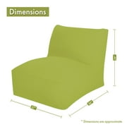 Majestic Home Goods Chair Lounger Vertical Stripe Black