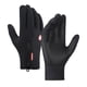 thumbnail image 2 of Guantes de ciclismo Guantes para correr Guantes de entrenamiento cálidos a prueba de viento Guantes deportivos para Negro M, 2 of 7