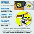 thumbnail image 7 of Personalized Softball Stickers for Helmets Custom Softball Sticker Gift Softball Helmet Stickers for Girls Boys Baseball Sport Player Softball Vinyl Decal Water Bottle Laptop Toolbox Phone Car (Sb5), 7 of 7