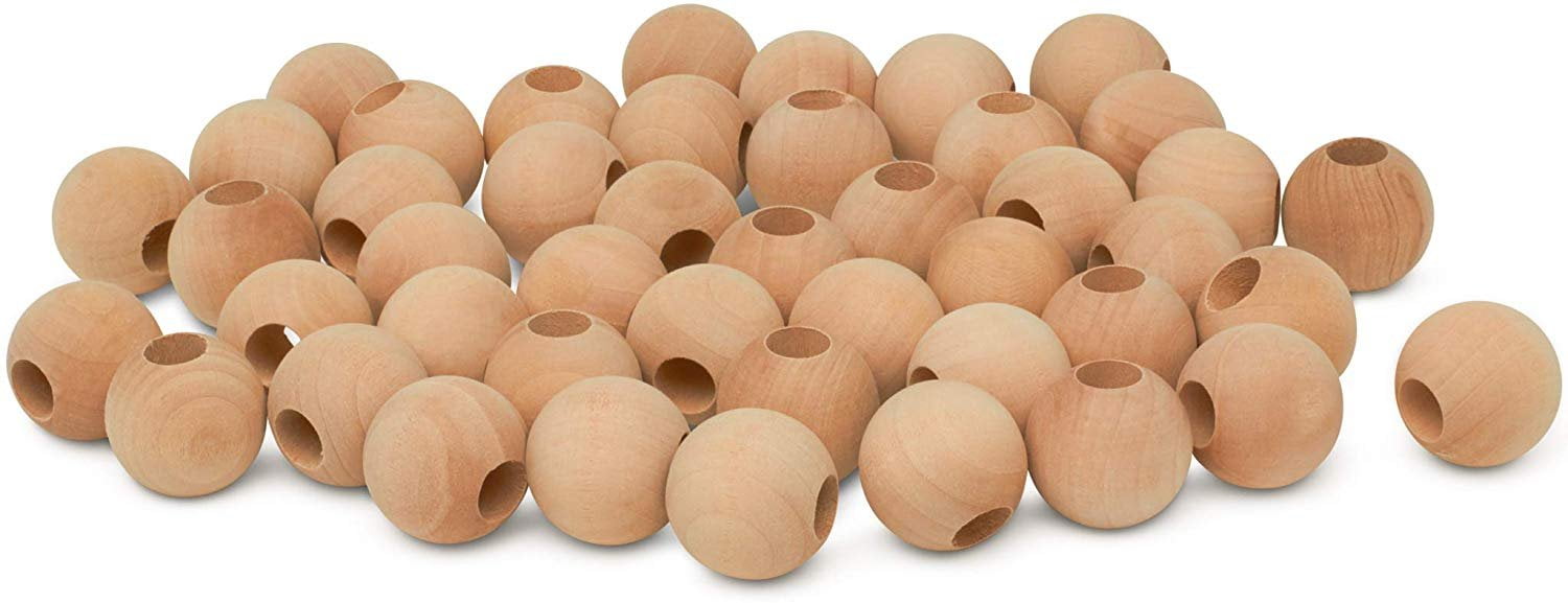 Wooden Beads 32mm 1 1 4 X 1 2 Inch Hole Pack Of 25 Unfinished Wooden   507f4a08 Fed3 4817 A49f A65964bac673 1.8cef4d15594a979456c5462fbfc3b72e 