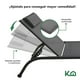 thumbnail image 3 of Camastro Exterior 2Pzs Reclinable Silla Playa Jardín Alberca gris oscuro, 3 of 6