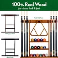 thumbnail image 4 of ISZY Billiards Wall Mounted Pool Accessories Billiard Ball and Stick Holder, 4 of 9