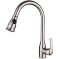 thumbnail image 1 of 16.7 in. Single Handle Pull Out Kitchen Faucet, Brush Nickel Finish, 1 of 1