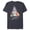 Navy Heather, variant on Disney Princess Winter Holiday Castle Magical Memories 2024 - Short Sleeve Blended T-Shirt for Adults - Customized-Dark Heather