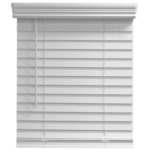 35x36" Cordless 2" Faux Wood Blind White