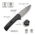 thumbnail image 3 of CIVIVI Conspirator Pocket Folding Knife 3.48" Nitro-V Blade C21006-1, 3 of 7
