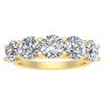 thumbnail image 1 of 2.00ctw Diamond Five Stone Wedding Band in 14k Yellow Gold, 1 of 2