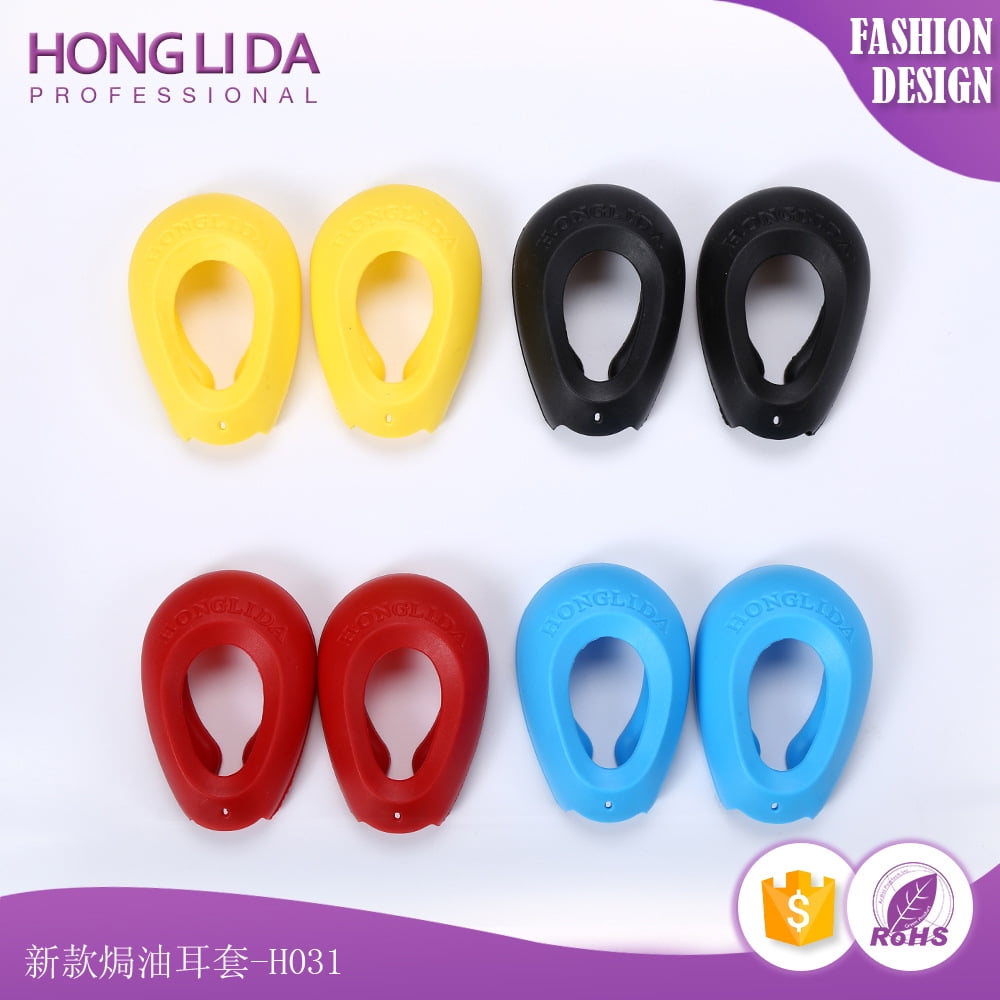 2 Pairs Silicone Ear Covers for Hair Dye Ear Protectors for Heat ...