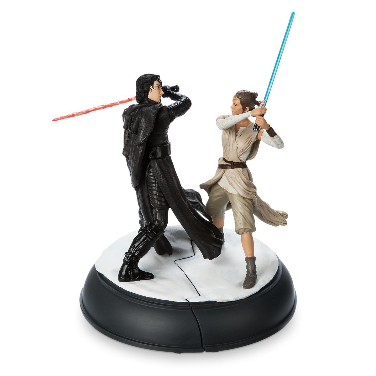 Disney Parks Kylo Ren and Rey Figurine Set Star Wars The Force Awakens New