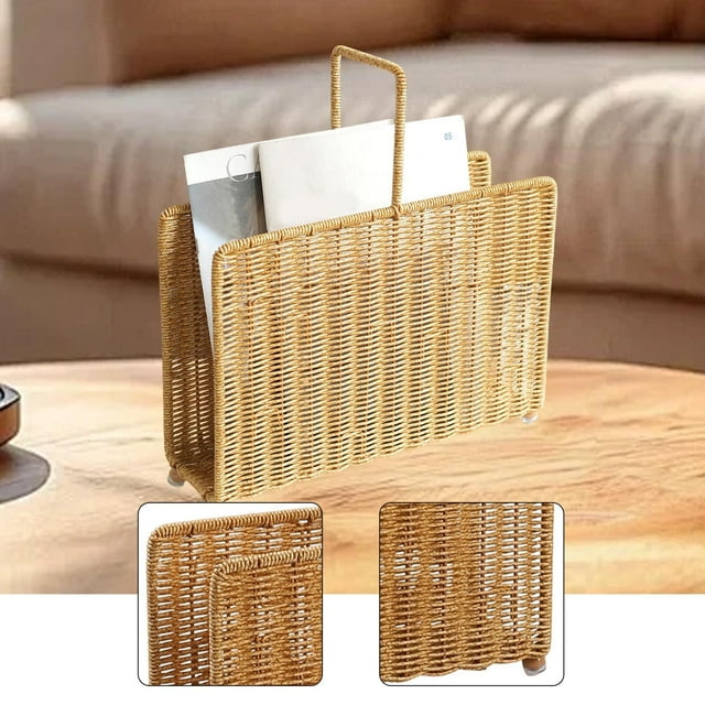 Revistero, expositor, cesta para guardar libros, organizador de álbumes de vinilo, estante de pie, soporte para periódicos, para decoración del hogar