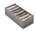 thumbnail image 1 of Organizador de armario Trianu para guardar ropa, 7 compartimentos plegables con divisores de cajones, organizador para jeans, pantalones, camisas y leggings, compartimentos apilables para organizar, 1 of 8