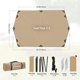 thumbnail image 5 of Lona de camping Bessport, 300 x 460 cm, con 2 postes, impermeable, 3000 mm, 5 of 7