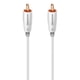 thumbnail image 1 of Cable RCA para subwoofer AudioQuest Greyhound de 3 m, blanco (GHOUND03), 1 of 2