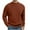 Brown, variant on Roll Neck Knitted Sweater Men Fall Winter Long Sleeve Textured Knit Patterned Pullover Chunky Sweaters Thermal Jumper