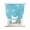 Aqua, Turquoise, Cyan, variant on Vintage BabyBlue Starfish Tie Up Curtains for Kitchen Windows,Adjustable Rod Pocket Valance 54 Inch Long, Summer Coastal Beach Marine Window Treatment Balloon Roman Blind Shade, 42" x 54"