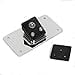 thumbnail image 3 of ECOTRIC 3-Hole Laydown License Plate Mount Bracket Compatible with 1973-Up Harley Davidson License Plate Mounting Kit (Chrome/Black Plate), 3 of 4