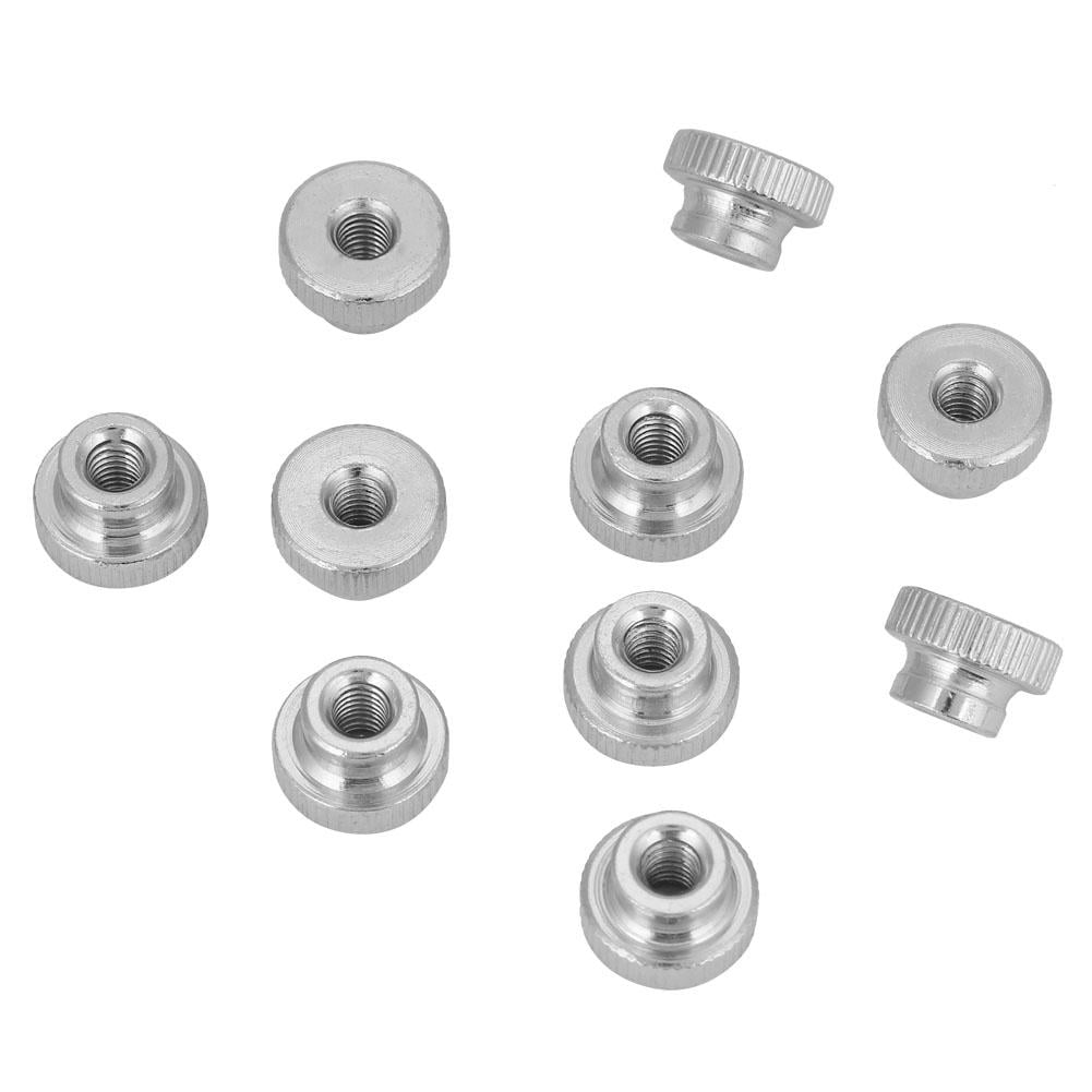Knurled Thumb Nut Durable Handle Nut Carbon Steel Fastener Hardware for Industrial Accessories Industrial Hardware Fastener M8 2pcs 