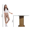 thumbnail image 4 of Mesa de Comedor Redonda Madesa 5325 con Tapa de Vidrio MM, 4 of 5