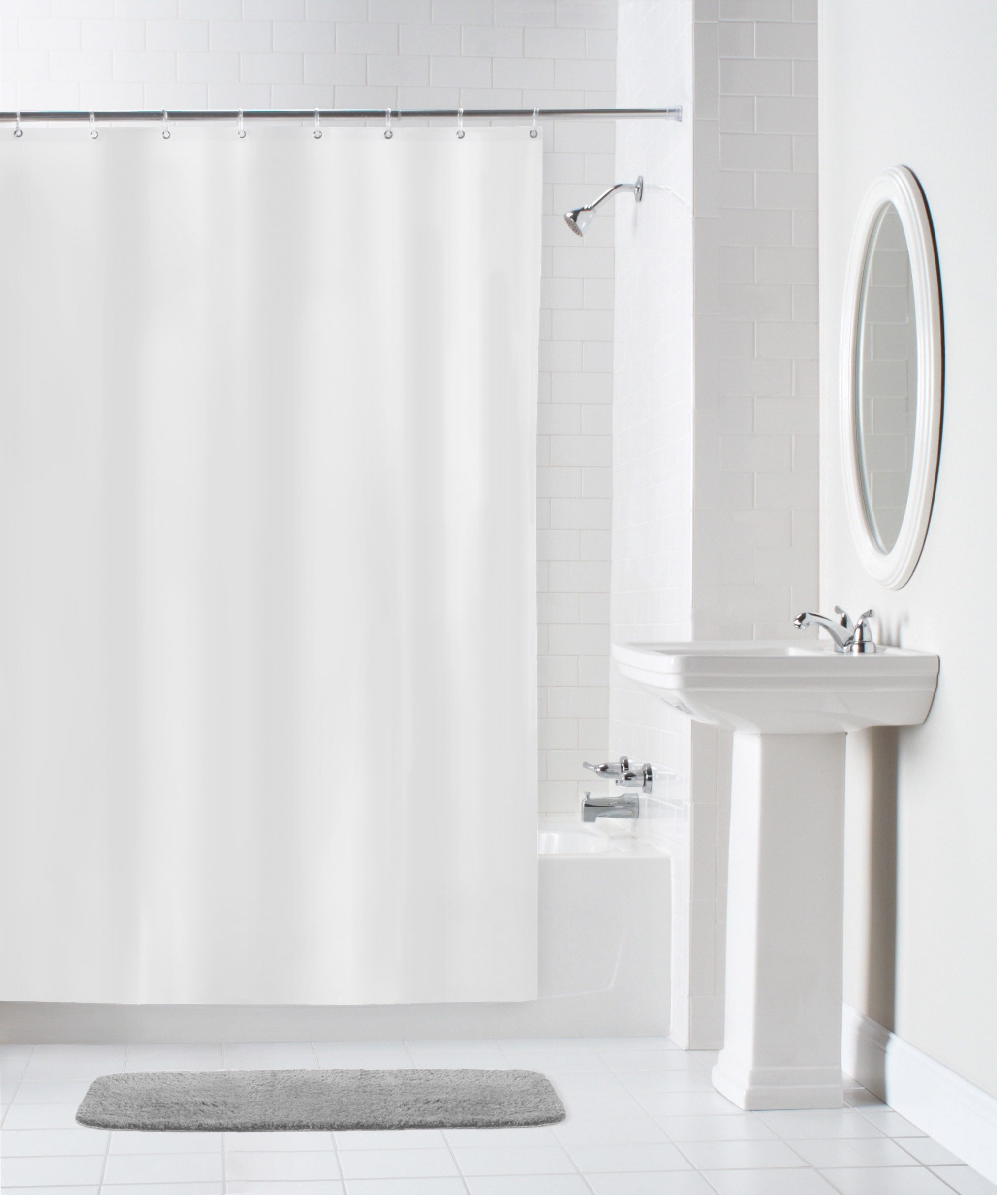 Douche-rideau doublure imperméable en PEVA de poids lourd Mainstays Tailles et couleurs variées