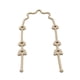 thumbnail image 3 of Cadena de chupete de silicona,Correas de seguridad de cadena de chupete de silicona para niños y niñas,Soporte para chupete Cadena de silicona Juguete para biberón,Correa Chupete Beige CUTICAT Cadena de chupete de silicona, 3 of 8